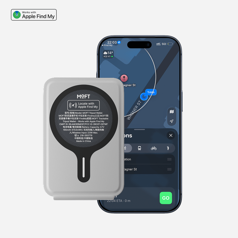 Trackable Tripod Wallet – MOFT