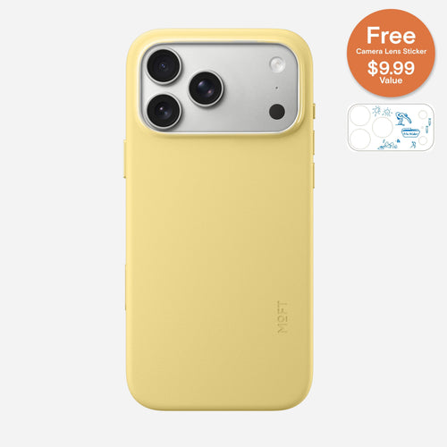 Snap Case MOVAS™ for iPhone 17 Series - MagSafe Compatible For Phones MD020 iPhone 17 Pro Max Wonder Yellow