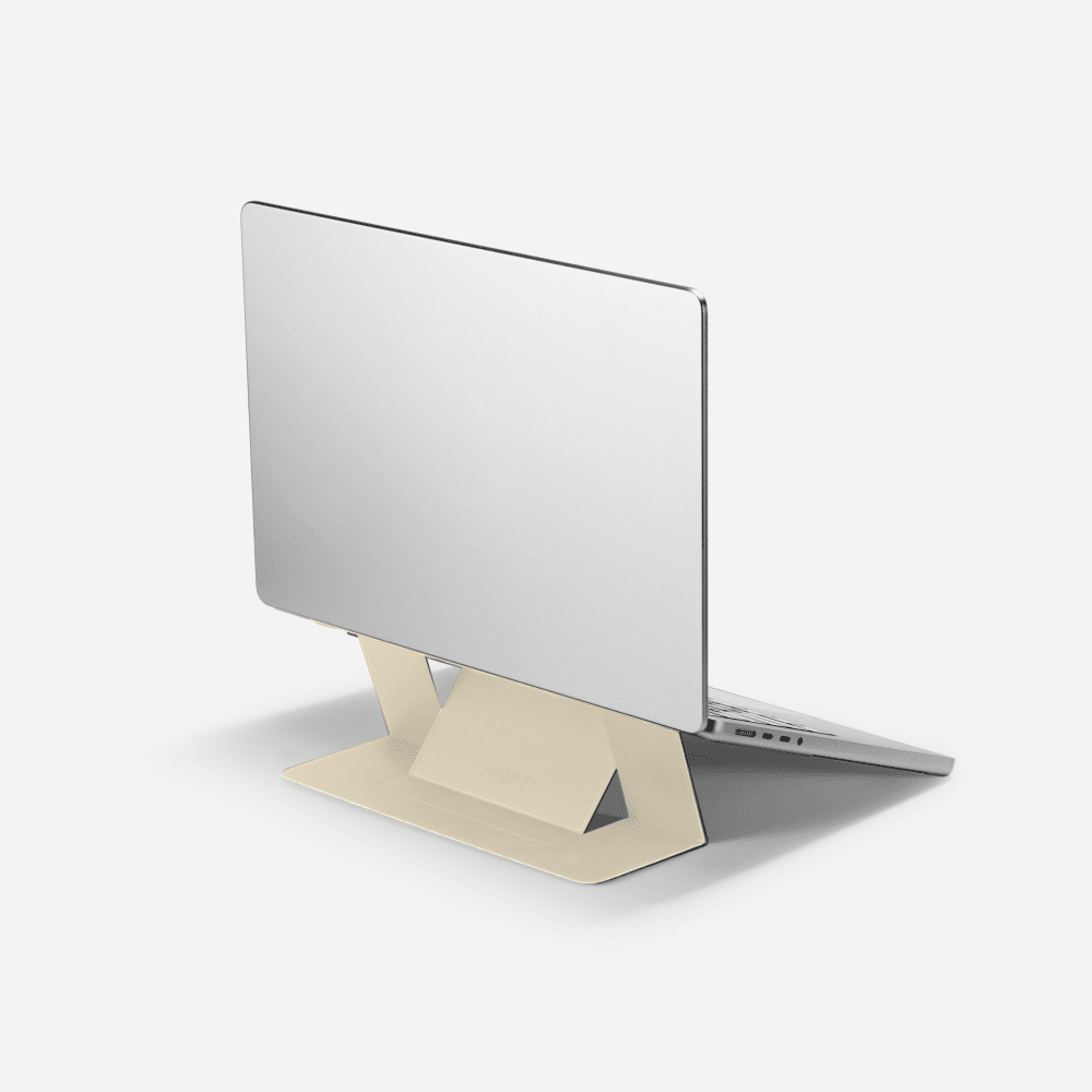 Adhesive Laptop Stand For Laptops MS006 Earthen Beige 