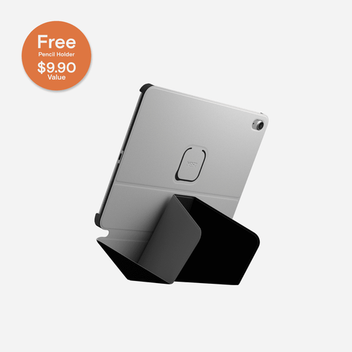 Dynamic Folio For Tablets MS028 Dynamic Folio Case iPad mini (7th A17 Pro 2024 | 6th A15 2021) Misty Cove x Jet Black