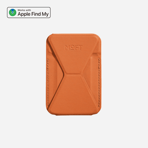 Trackable Snap-on Phone Stand & Wallet For Phones MS007MF Terracotta 