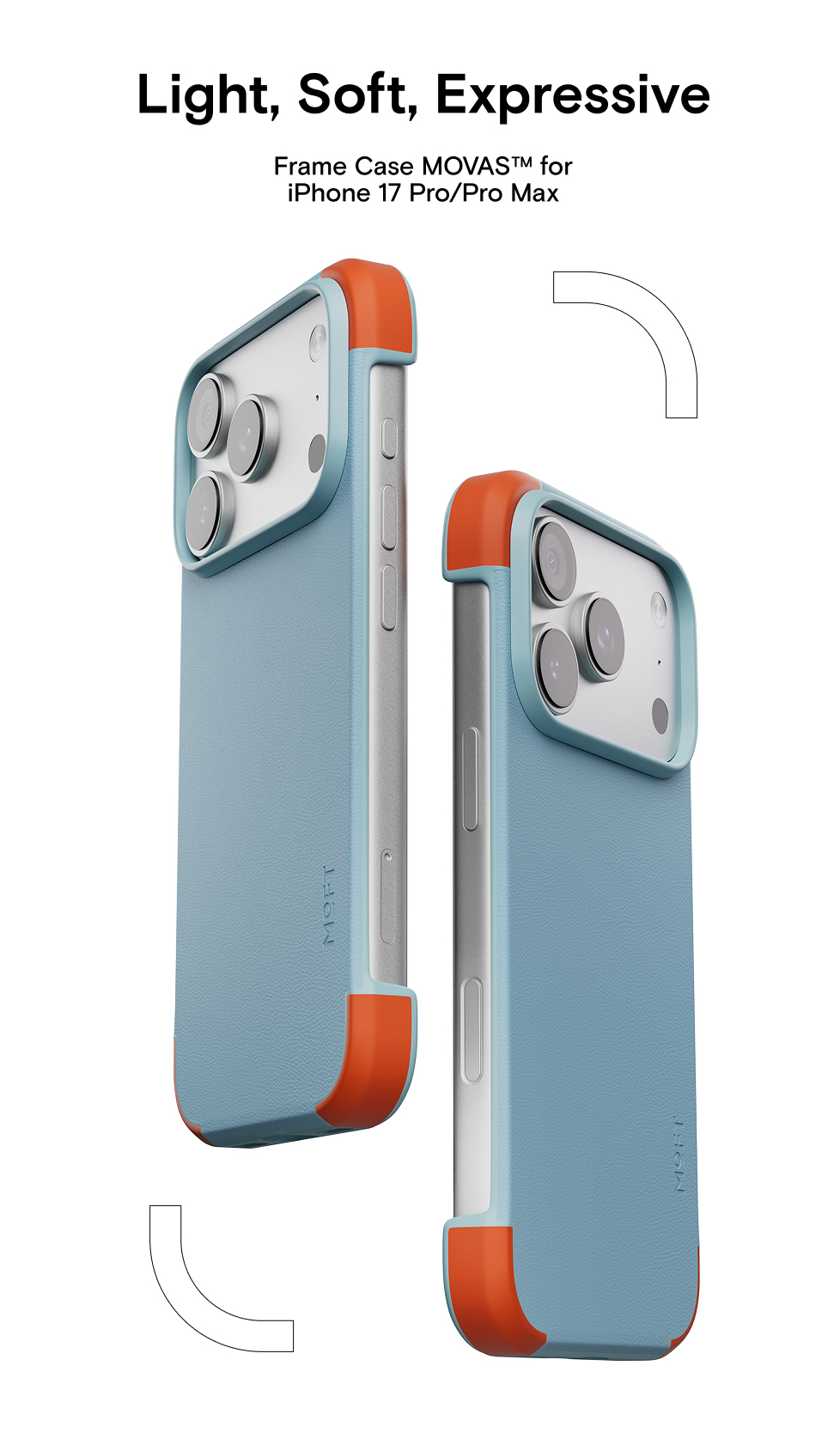 Frame Case MOVAS™ for iPhone 17 - MagSafe Compatible – MOFT Frame Case MOVAS™ for iPhone 17 - MagSafe Compatible – MOFT