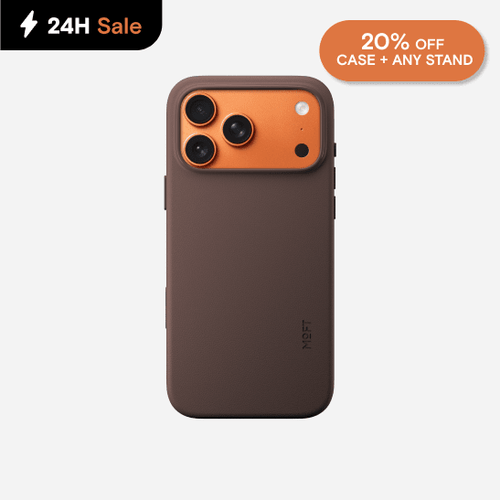 Snap Case MOVAS™ for iPhone 17 Series - MagSafe Compatible For Phones MD020 iPhone 17 Pro Max Brownie 