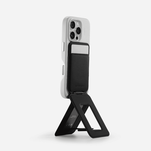 Snap Phone Tripod Stand MOVAS™ - MagSafe Compatible For Phones MS027 Tripod Wallet Jet Black 