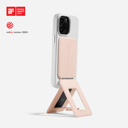 Snap Phone Tripod Stand MOVAS™ - MagSafe Compatible For Phones MS027 Tripod Stand Peach pink 