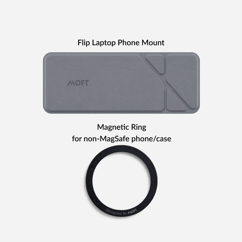 Flip Laptop Phone Mount For Laptops MS021P Gray With 