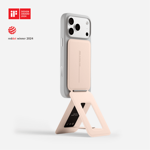 Snap Phone Tripod Stand MOVAS™ - MagSafe Compatible For Phones MS027 Tripod Stand Peach pink 