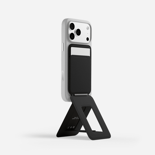 Snap Phone Tripod Stand MOVAS™ - MagSafe Compatible For Phones MS027 Tripod Wallet Jet Black 