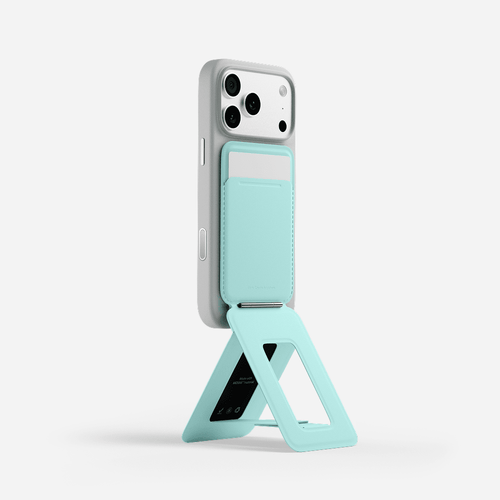 Snap Phone Tripod Wallet MOVAS™ - MagSafe Compatible For Phones MS027W Standard Aqua 