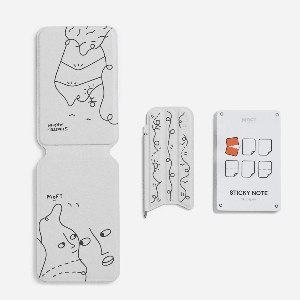 Shantell Martin x MOFT Snap Flow For Phones MG007 Snap Flow Note Flip