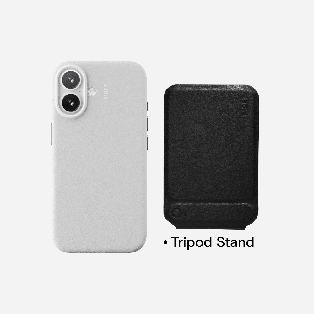 iPhone 16 Case, Tripod & Stand/Wallet｜MOVAS™ Vegan Leather