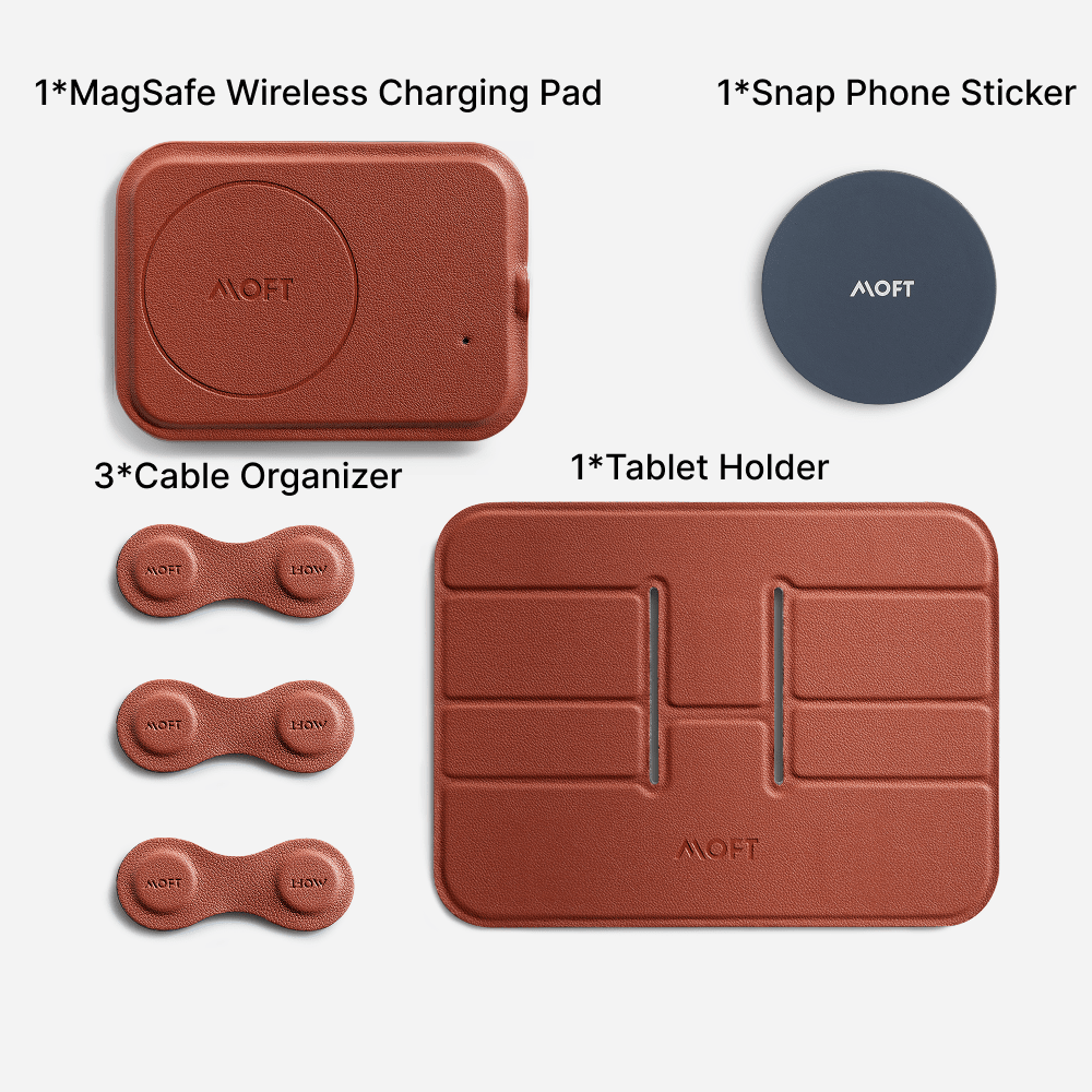 Magnetic Smart Desk Accessories Accessories MS020-5 Digital Accessories Sienna Brown 