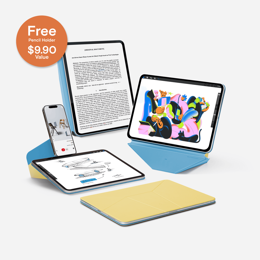 Dynamic Folio For Tablets MS028 iPad Pro 11" (M4/M5) Wonder Yellow 