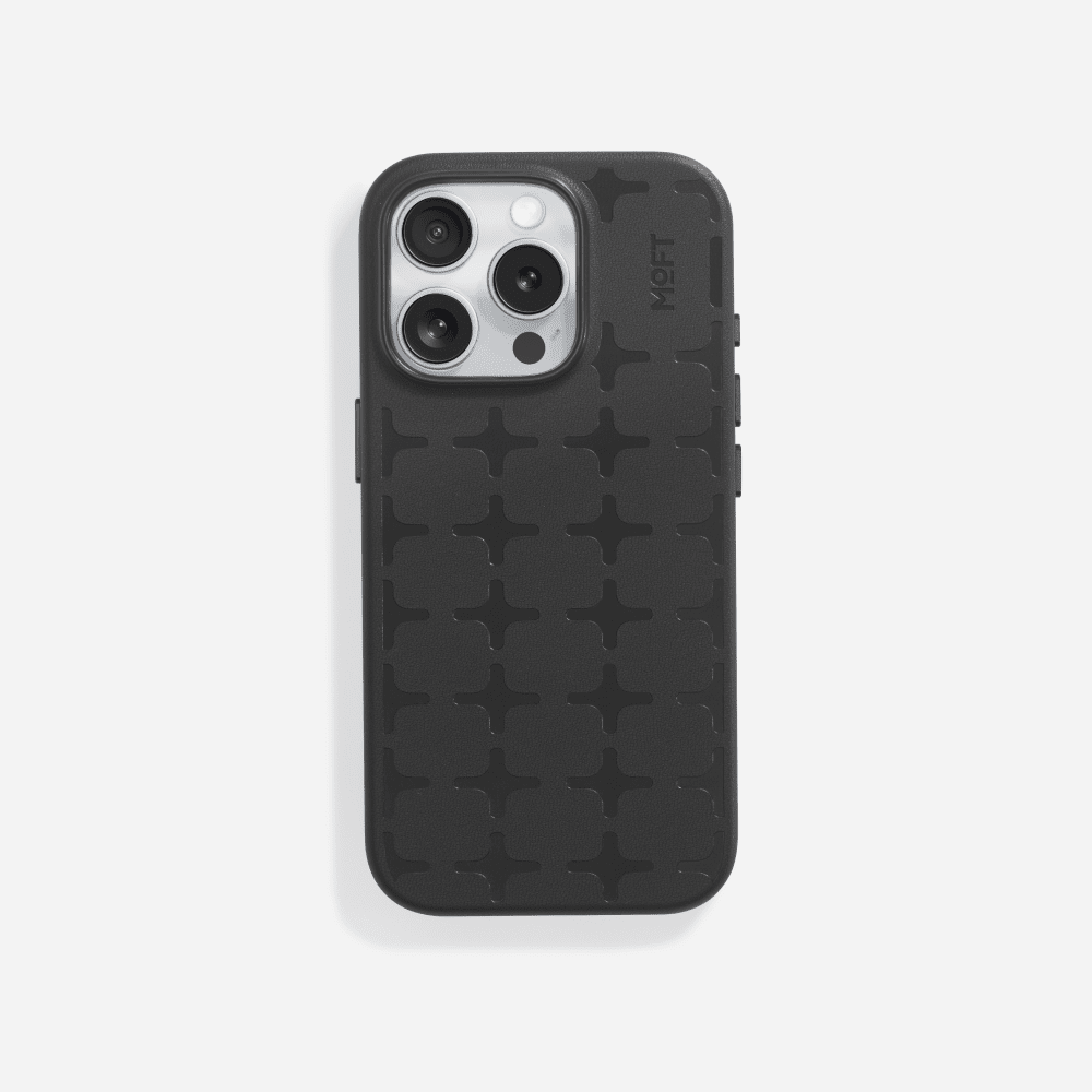Tombogo Monogram Snap Phone Case TombogoMD020 iPhone 16 Pro Jet Black 