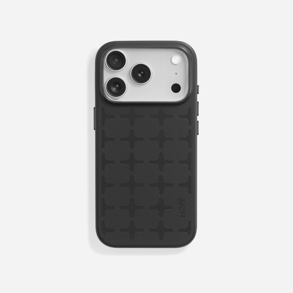 Tombogo Monogram Snap Phone Case TombogoMD020 iPhone 17 Pro Jet Black 