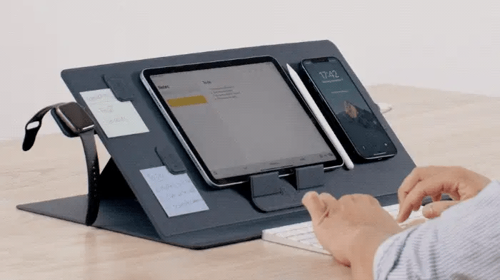 Smart desk top mat