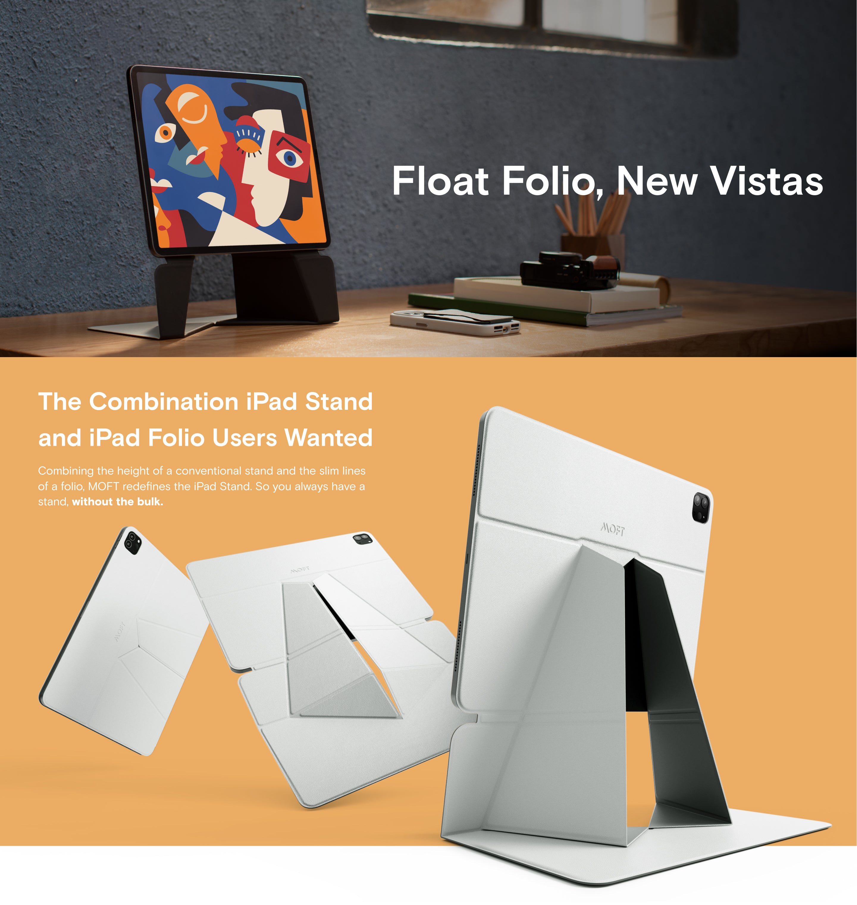 Stylish Snap Float Folio | MOFT – MOFT