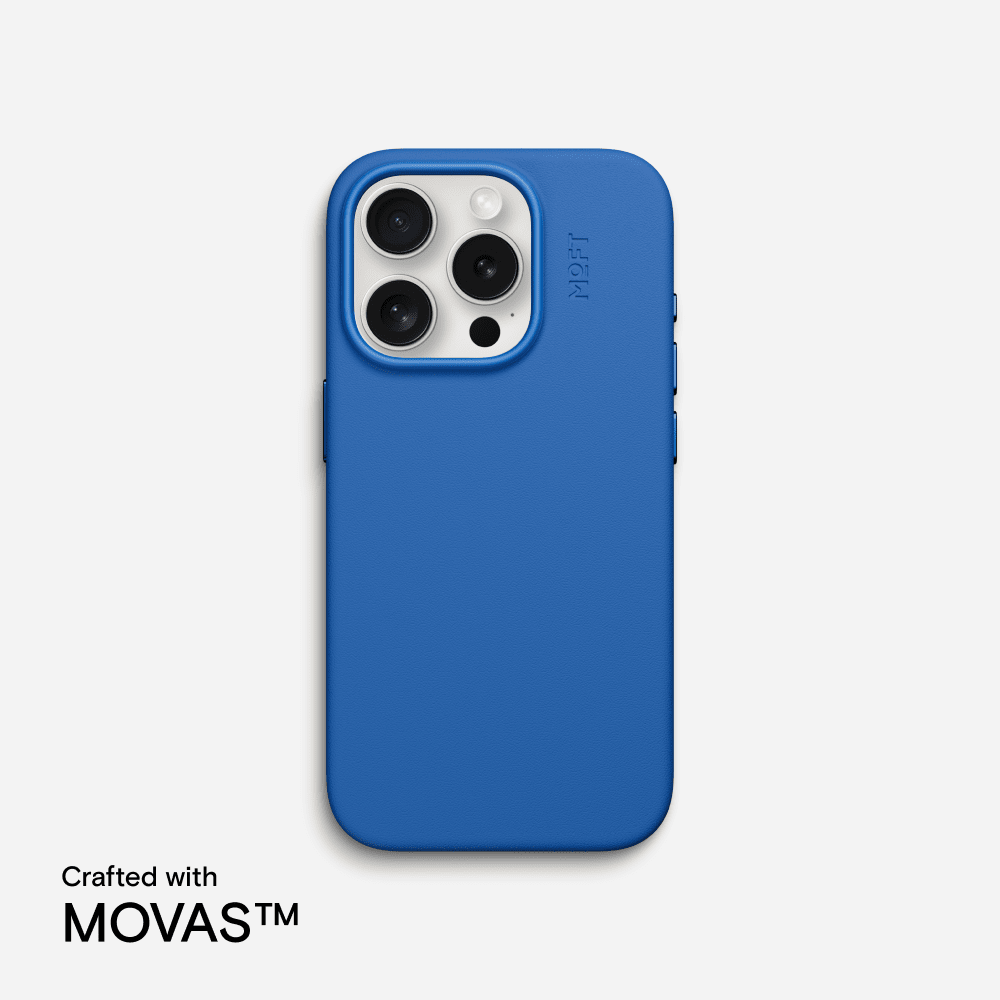 Snap Phone Case MOVAS™ - MagSafe Compatible For Phones MD020 Sapphire iPhone 15 Pro 