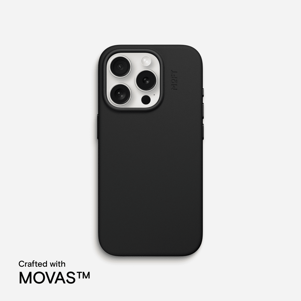 Snap Phone Case MOVAS™ - MagSafe Compatible For Phones MD020 Jet Black iPhone 15 Pro 