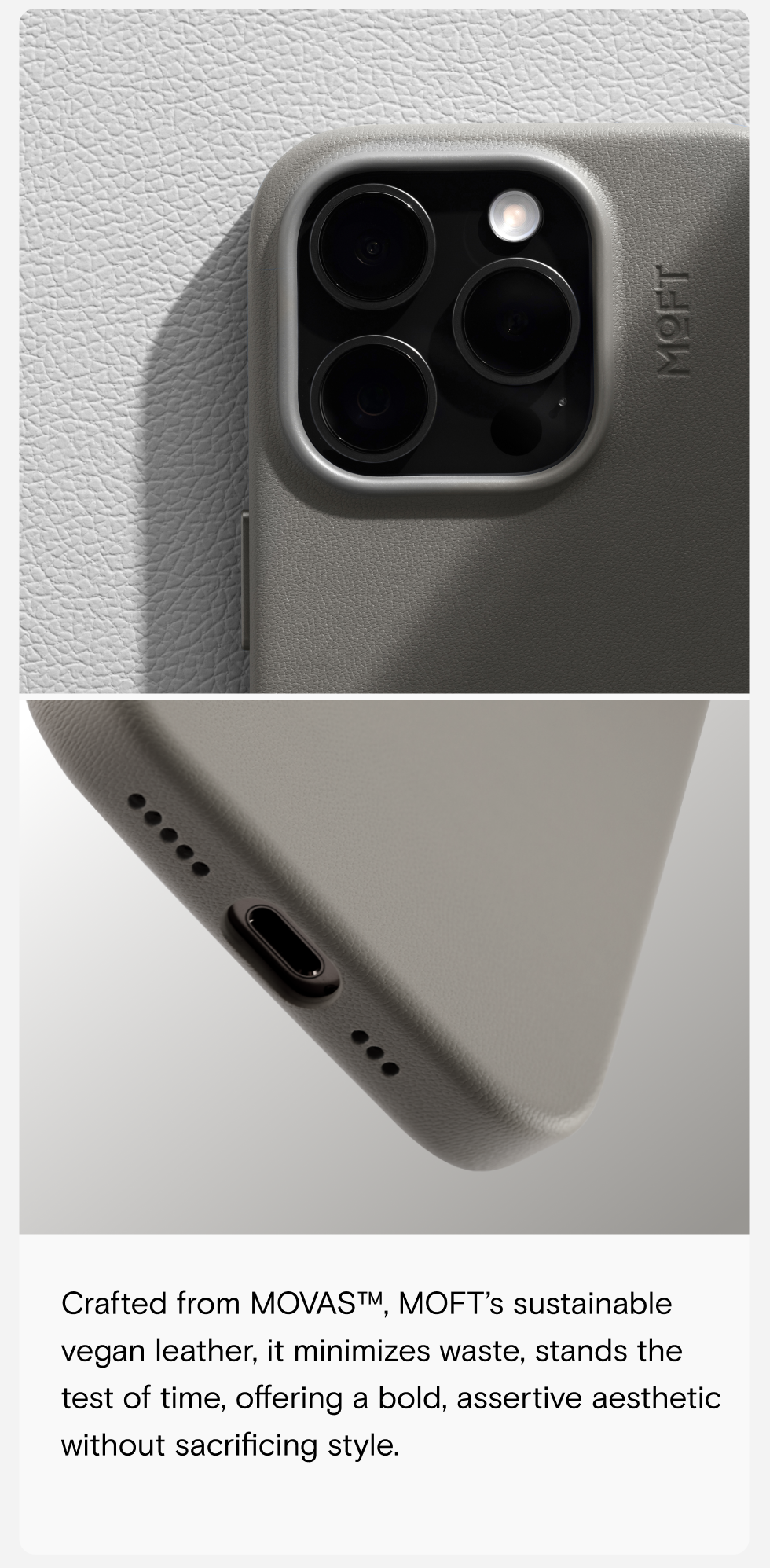 MOVAS™ Leather iPhone Case | iPhone 16 Slim Case | MOFT – MOFT MOVAS™ Leather iPhone Case | iPhone 16 Slim Case | MOFT – MOFT