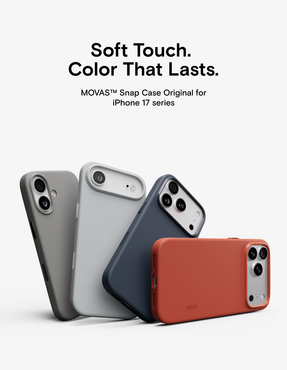 Snap Case MOVAS™ for iPhone 17 Series - MagSafe Compatible – MOFT Snap Case MOVAS™ for iPhone 17 Series - MagSafe Compatible – MOFT