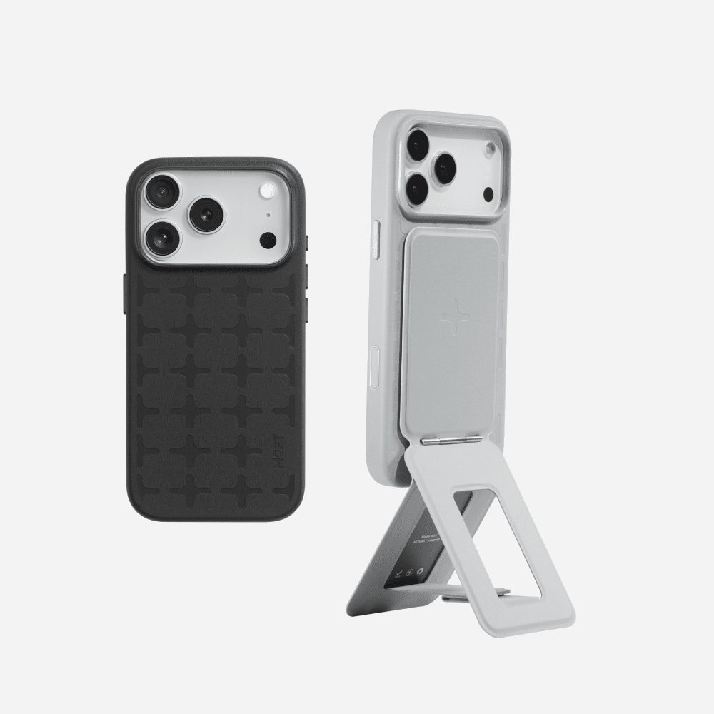 Tombogo Monogram Bundle TombogoMD020 iPhone 17 Pro Jet Black Tripod Stand - Misty Cove