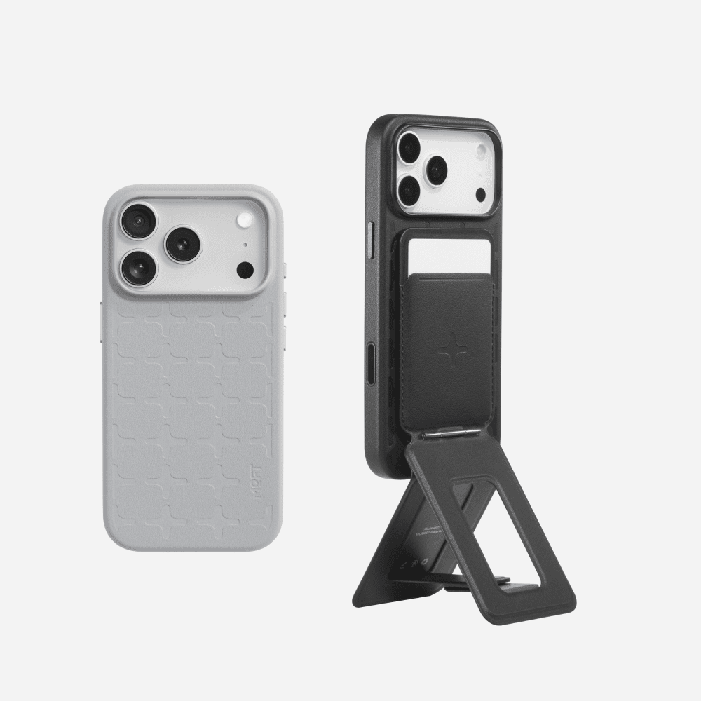Tombogo Monogram Bundle TombogoMD020 iPhone 17 Pro Misty Cove Tripod Wallet - Jet Black