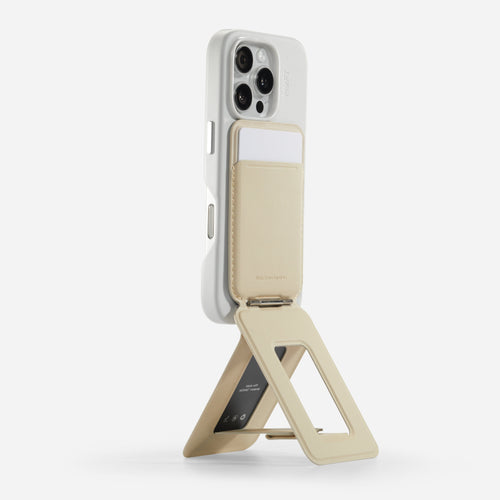 Snap Phone Tripod Wallet MOVAS™ - MagSafe Compatible For Phones MS027W Earthen Beige 