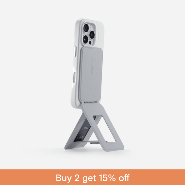 Phone Stand Hualele Magnetic Phone Tripod Stand For MagSafe - Mini, Titanium, Pocket-Sized For Travel & Video Recording Magsafe Accessories Tripod
