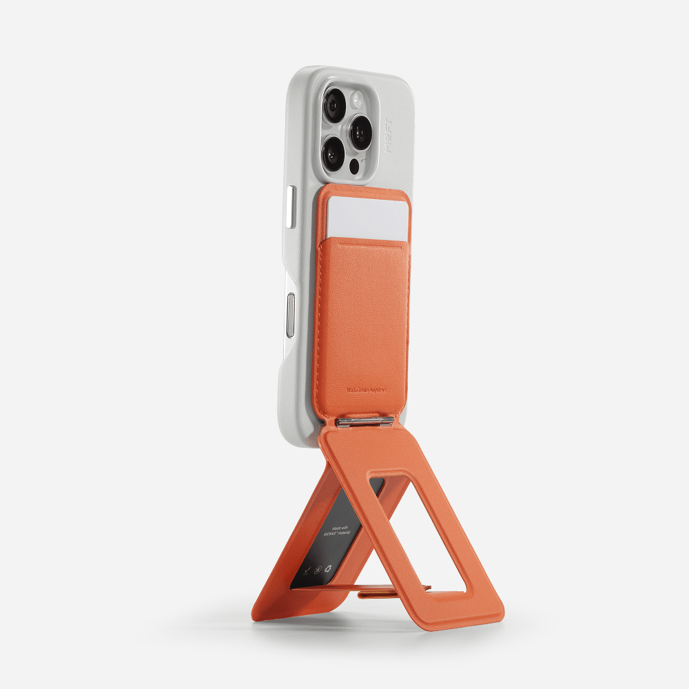 Snap Phone Tripod Stand MOVAS™ - Compatible MagSafe For Phones MS027-FR Portefeuille tripode Terre cuite 