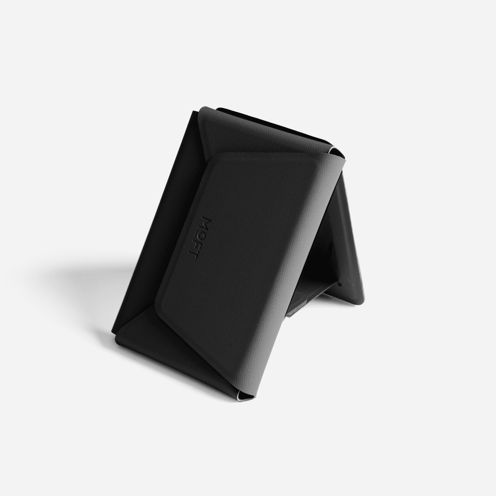 Snap Field Wallet For Phones MB005 Wallet with a Stand Jet Black 