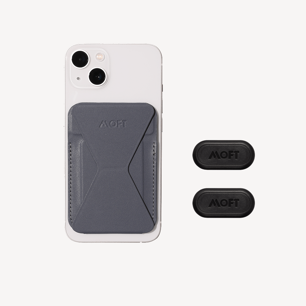 Coastline Edition | Snap-on Phone Stand & Wallet - MagSafe Compatible MOFT Night Coast with 2 Magnetic Sticky Pads 