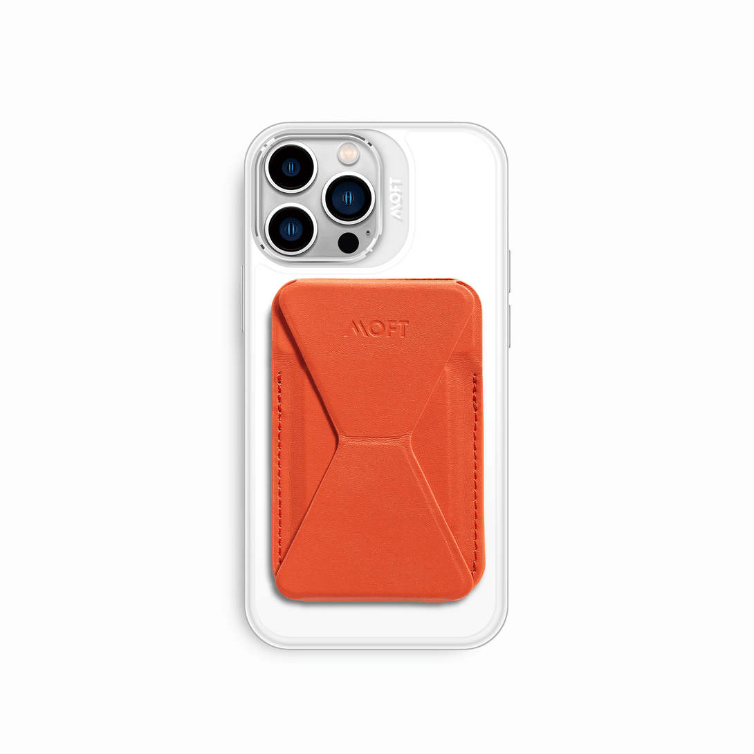 Custom Phone Stand & Wallet - MagSafe Compatible MOFT Sunset Orange 