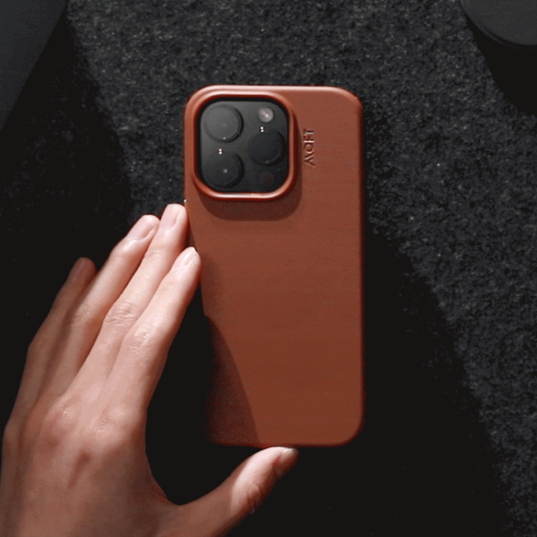 Vegan Leather Snap Phone Case For Phones MD016 