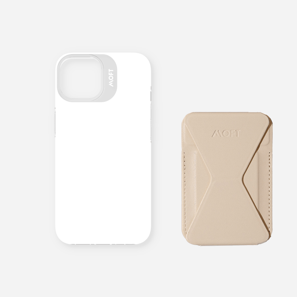 iPhone 15 Case, Stand & Wallet Snap Set